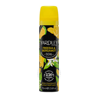 Yardley London Ladies Freesia & Bergamot Body Spray 75ml