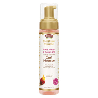 African Pride Moisture Miracle Rose Water & Argan Oil Curl Mouse 237ml