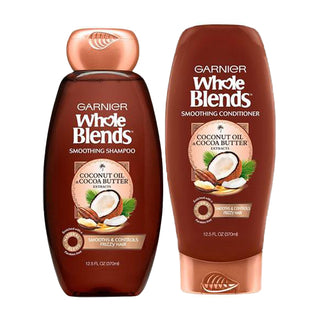 Garnier Whole Blends Smoothing Coconut Oil & Cocoa Butter extract Bundle Pack